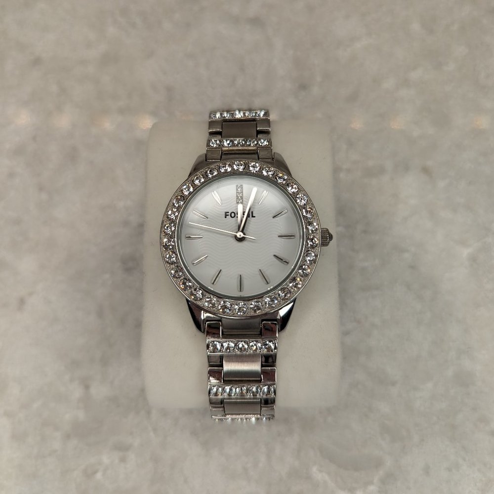 Ladies Fossil Jesse Three-Hand Stainless Steel Watch